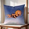 Mayas Adventures Cushion Cover Natural Linen Organic Fabric DoubleSided Printing Couch Pillow Covers Home Decor