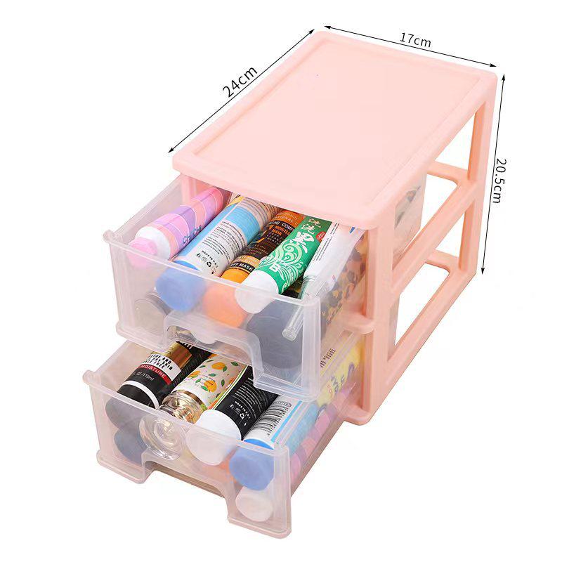 

Штабелируемый туалетный столик, органайзер для ухода за кожей: Коробка для хранения косметики с выдвижным ящиком для помады и макияжа