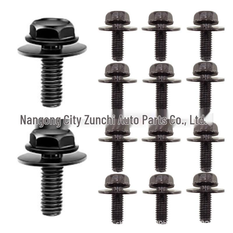 Mazda Front Bumper Radiator Bracket M6 Nut Clip