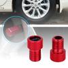 2Pcs Bike Valve Adapter SV To AV Easy To Use Solid Golden Cycling Valve Adapter for Cycling