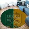 Leon Fc Crest Custom Name Round Area Rug Carpet Rug For Living Room Bedroom Sofa Playroom Decor Nonslip Floor Mat