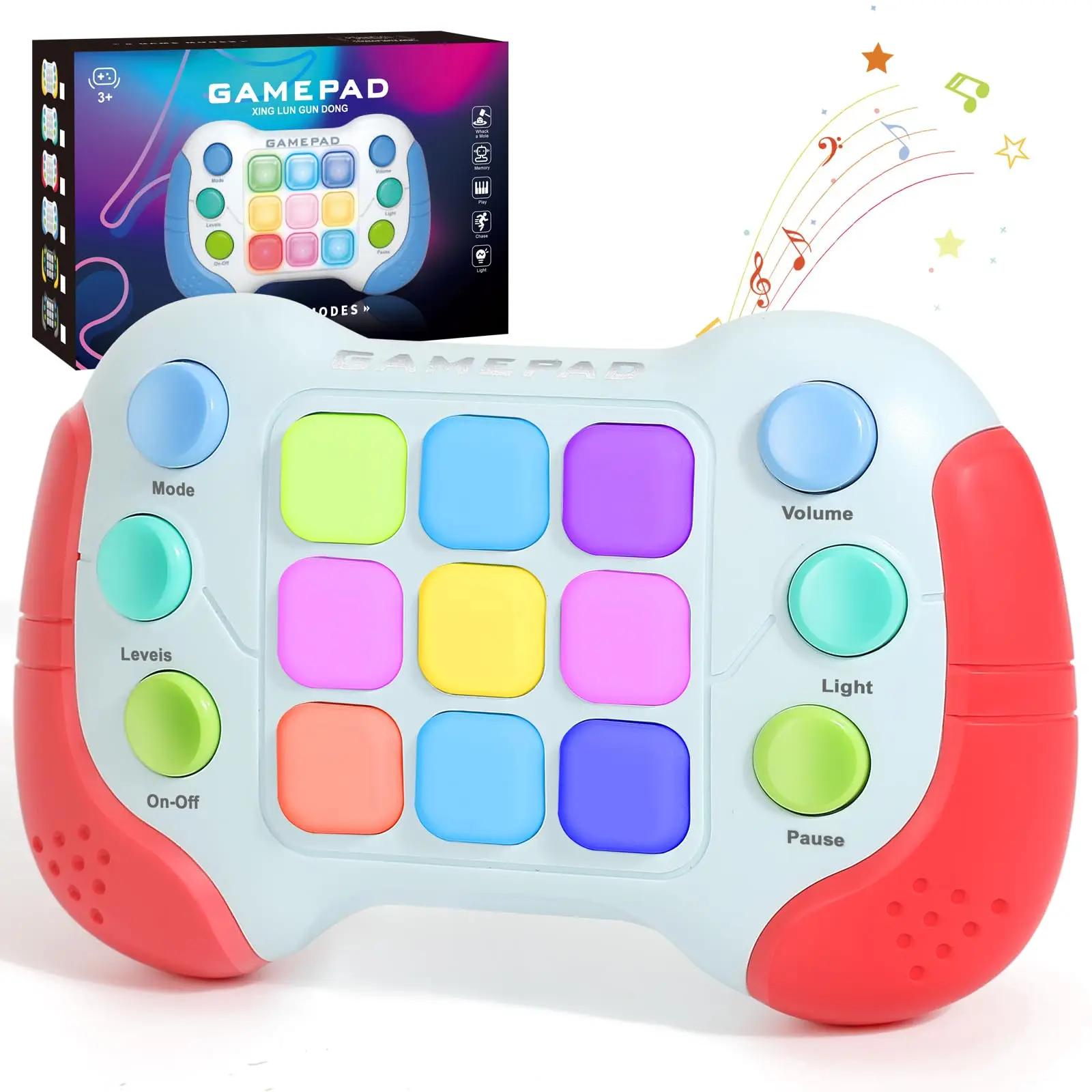 

Ігровий контролер з RGB LED підсвіткою для дітей Електронний Pop Light Швидке натискання Ігрова консоль Fidget Антистрес Іграшки для зняття стресу у дорослих