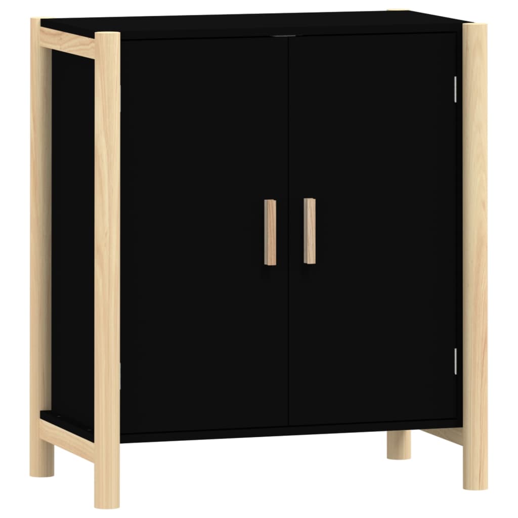 Sideboard Black 62x38x70 cm Particleboard