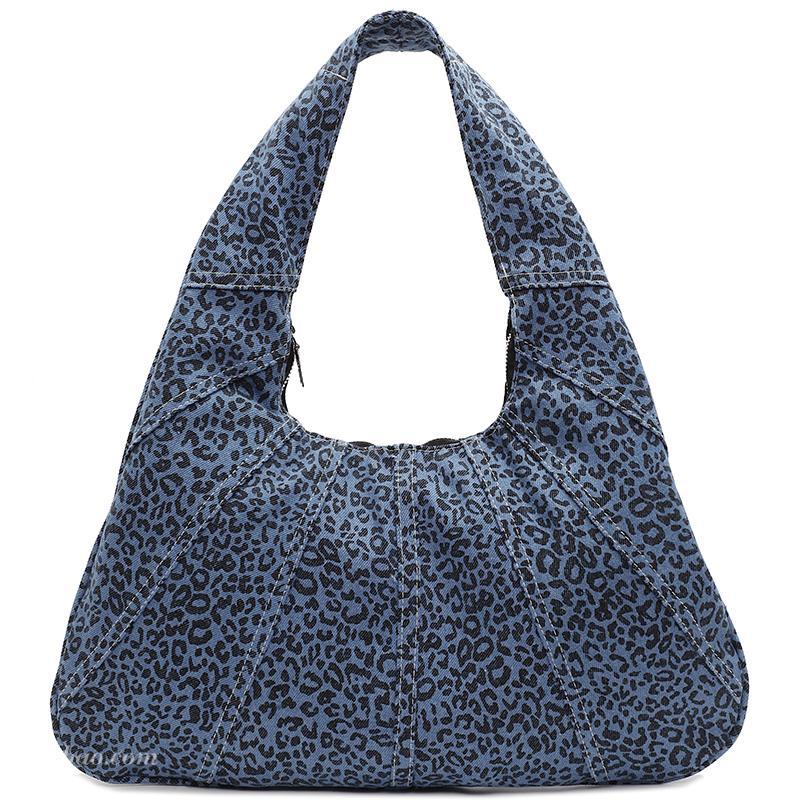 Casual Large-capacity Denim Bag Women's 2025 New Autumn and Winter Shoulder Underarm Bag Portable Tote Bag