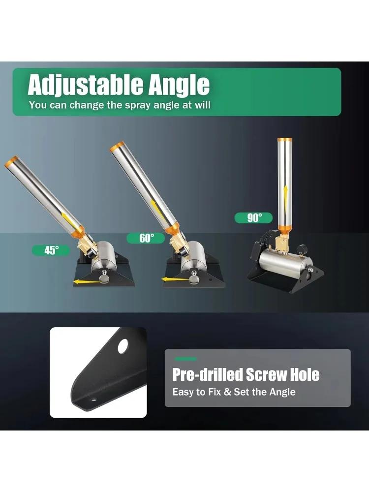 2PCS Confetti Machine, 110V 150W Stainless Steel Confetti Salute Machine with Remote and Power Cords, Confetti Launcher Machine