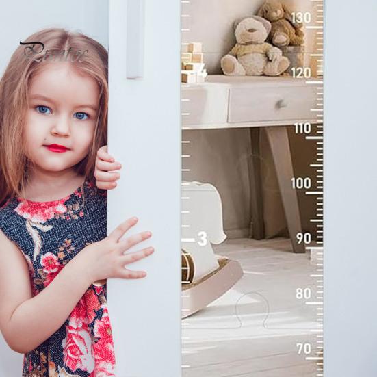1/2/3Pcs Kids Growth Chart Mirror Dry Erase Board Children Room Nursery Bedroom Baby To Adults Boys Girls Wall Hanging Splicing Height Measurement