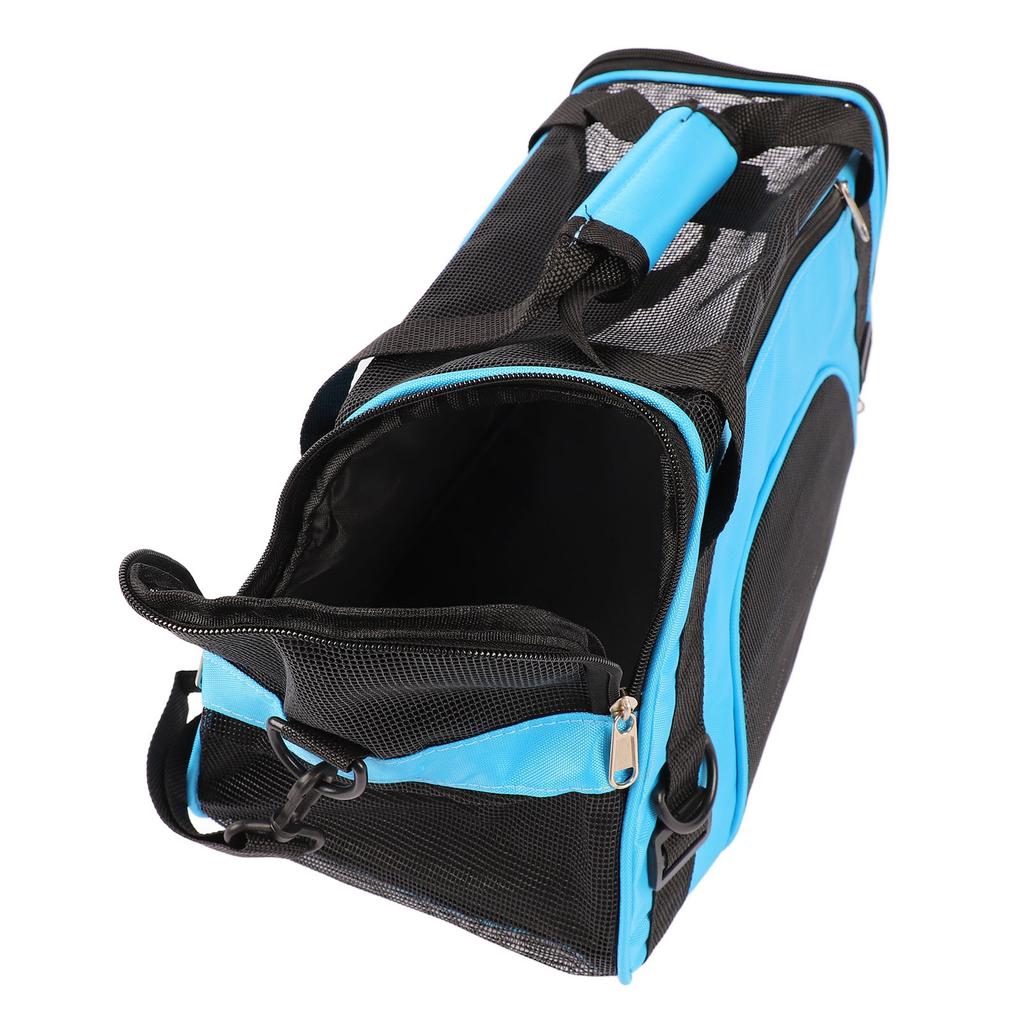 Pet Travel Carrier Portable Lightweight Large Space Breathable Mesh Collapsible Cat Carrier for