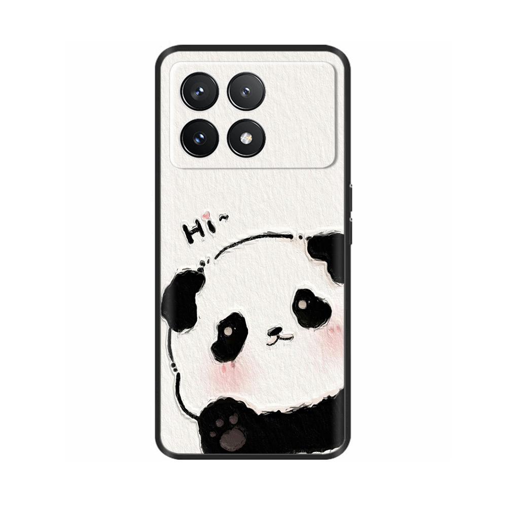For Xiaomi Poco F6 Pro Case Cover For Xiaomi Poco F6 Pro 5G Phone Cover Cool Sweet Soft Smooth Liquid Silicone Fundas Shells