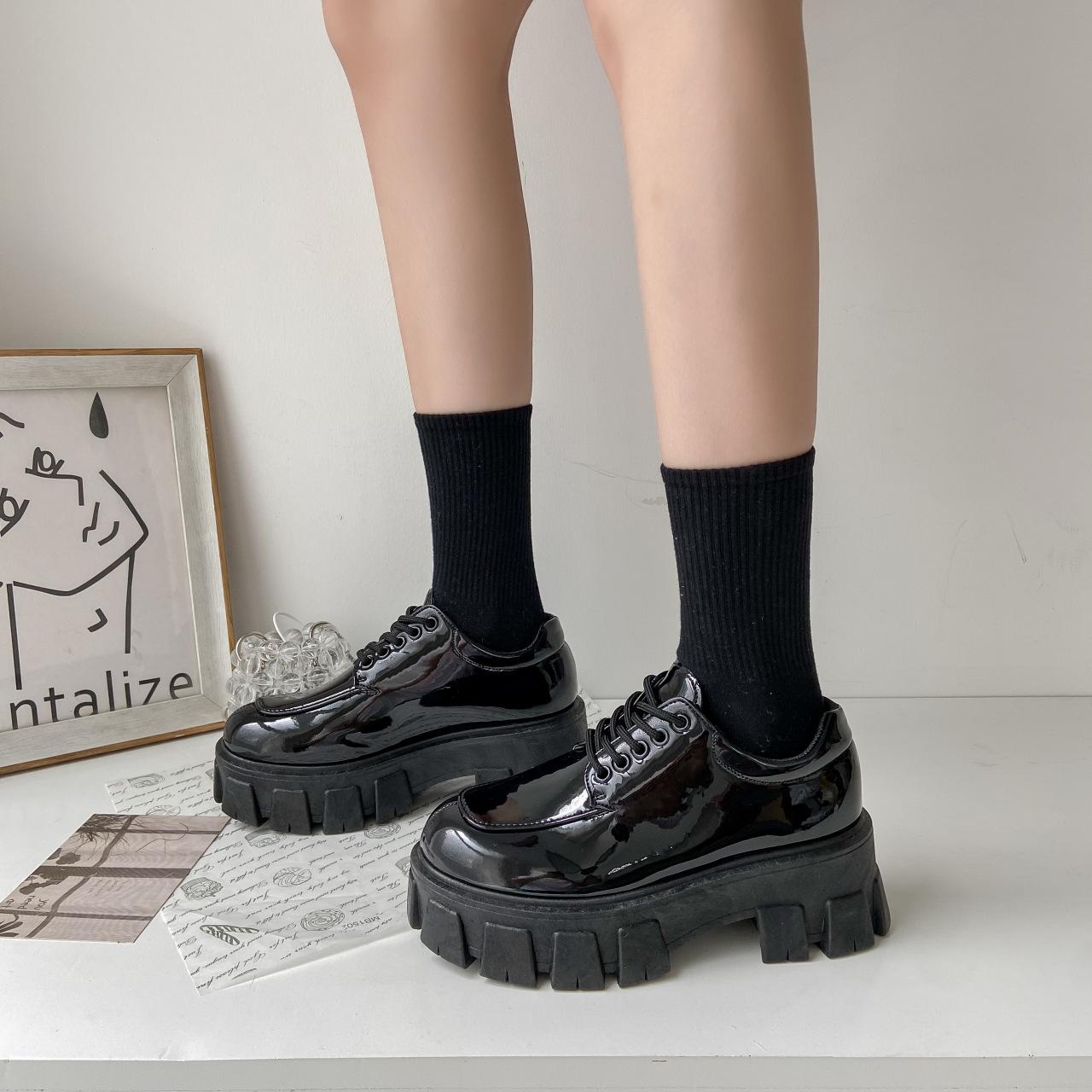 Туфли на платформе женские Оксфорды Японская школьная форма Jk Студенческая обувь Девушки — фото 3