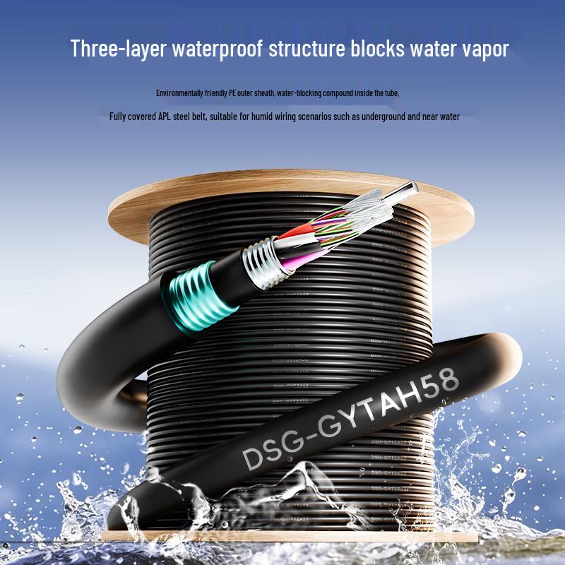 Dasheng Light Outdoor Heavy Armored Flame Retardant Railway Fiber Optic Cable