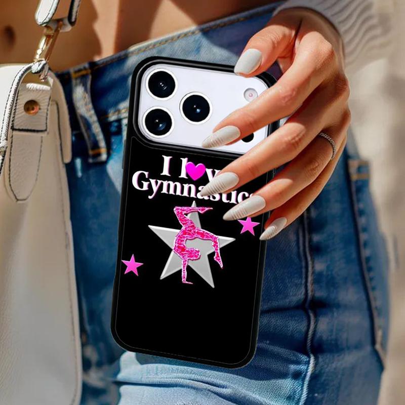 gymnastics silhouette Phone Case For iPhone 17 Air 14 15 13 12 Max Cover For Apple 14 15 16 16e 11 Pro Max Plus