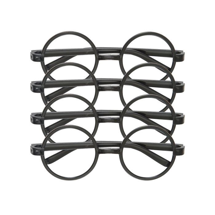 4 Paires de lunettes Harry Potter - Noir