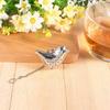 Stainless Steel Loose Tea Leaf Infuser Ball Strainer Filter Diffuser Herbal Spice Bird Chain