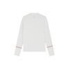 FILA Solid Color Round Neck Pullover Casual Long Sleeve Knit Sweater Women sweater Steam-White F11W411415F-IV