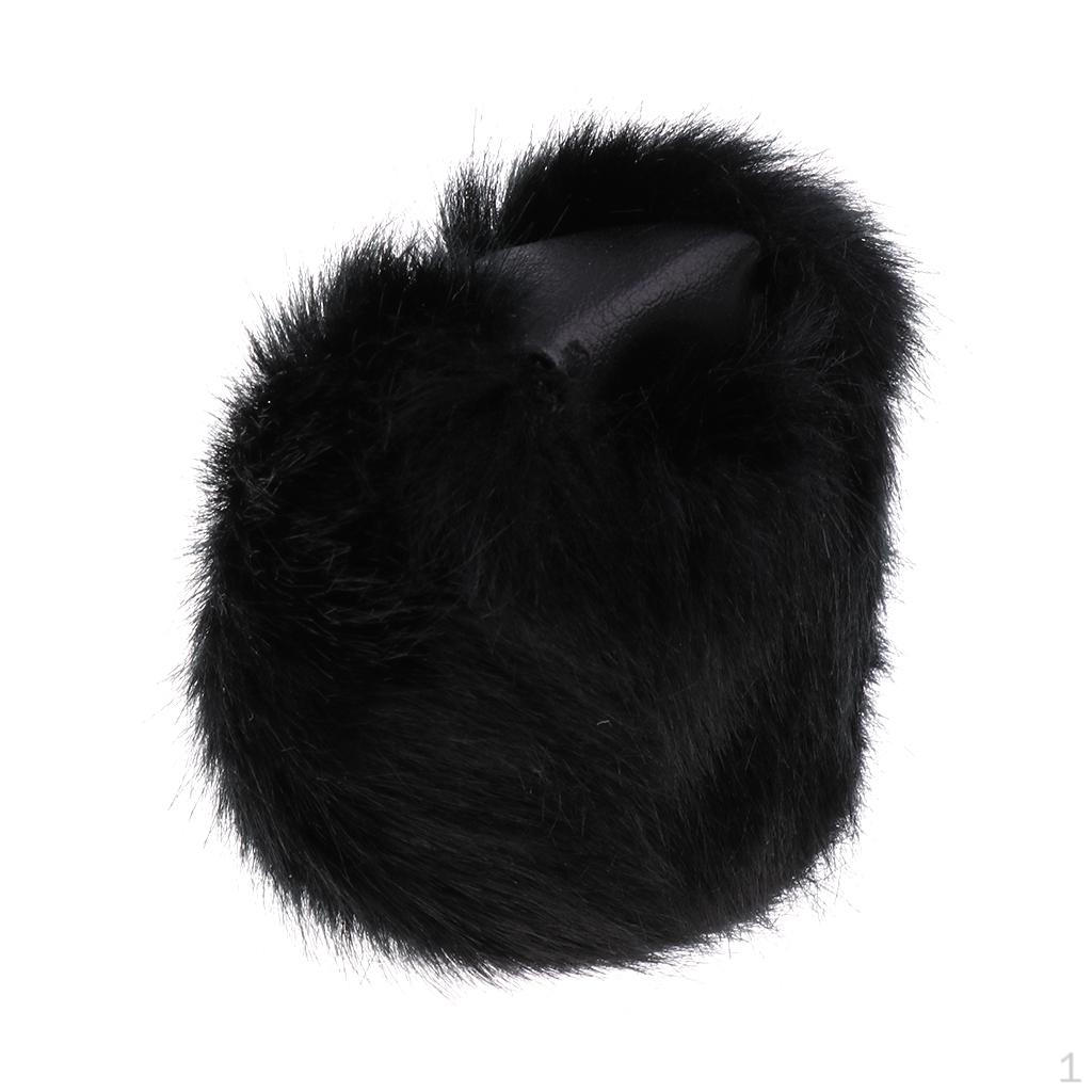 

Black Fur Microphone Windscreen Windshield Wind Muff for HDR-MV Recorder