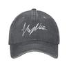 Kylie Minogue 2025 Tension Tour Unisex Style Baseball Cap Singer Music Distressed Washed Hats Cap Outdoor Workouts Gift Snapback