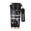 High-Value 316 Stainless Steel Floral Thermos: Large Capacity Coffee Cup for Kids & Cars