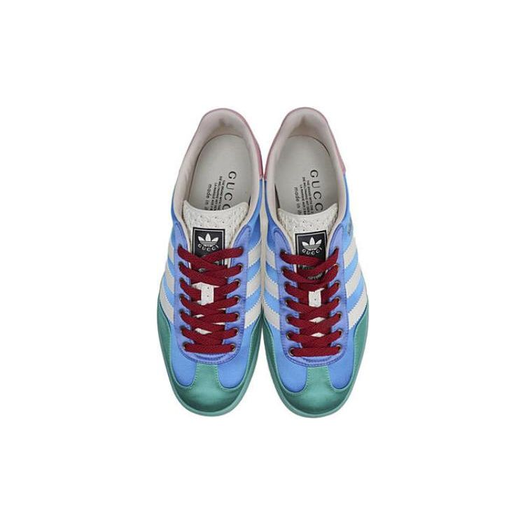 Adidas Gazelle Světle modré hedvábné dámské tenisky 707867-U7R10-3660