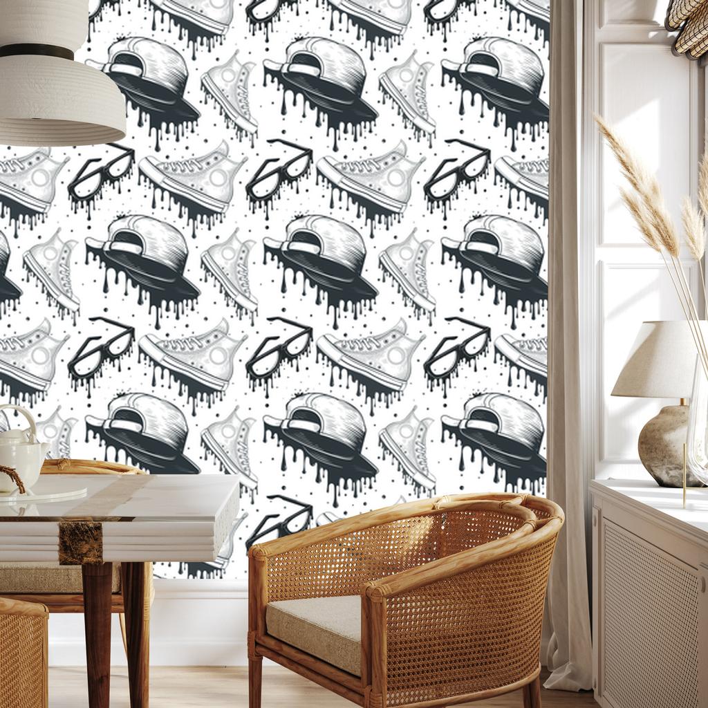 Wallpaper Set for living room and bedroom 50x1000