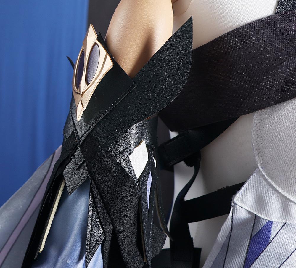 Genshin Impact Skirk & Tartaglia Cosplay Women's Costume Set