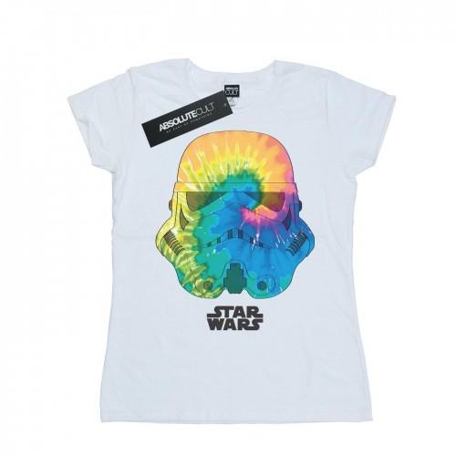 

Star Wars Womens/Ladies Stormtrooper Jupiter Helmet Cotton T-Shirt XXL білий