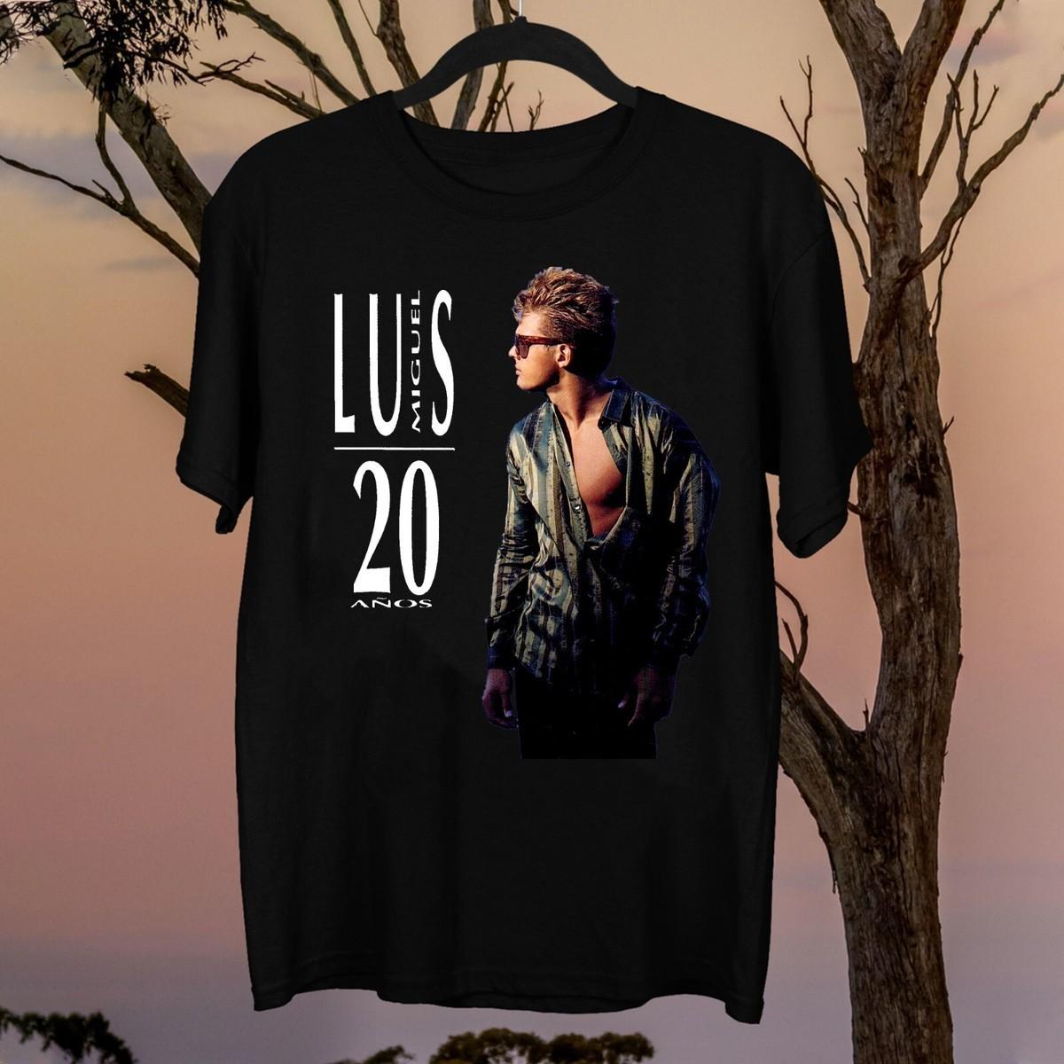 Retro Luis Miguel 20 Años Album Cotton All Size Shirt S8256 XL