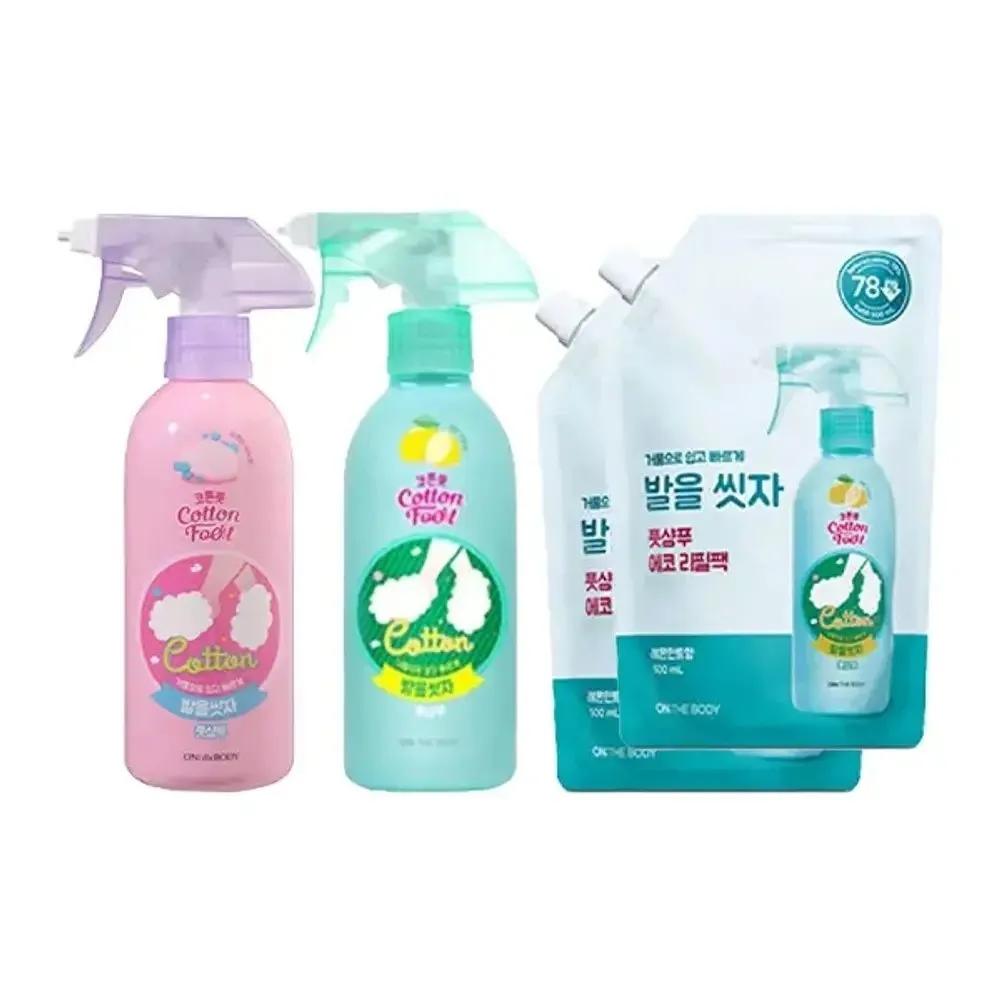 

ON THE BODY Let s Wash Our Feet Cotton Foot Shampoo Soap Scent 385ml, 1 Bottle + Lemon Bottle 385ml, 1 Bottle + Re 4