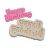 3D Happy Birthday Kitchen Baking Mold Silicone Cake Decorating Tools Fondant Chocolate Mould Biscuits Silicone Mold