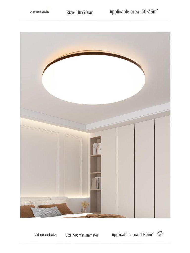 2025 Modern Minimalist LED Ceiling Light for Living Room, Bedroom, Study & Balcony - Super Bright