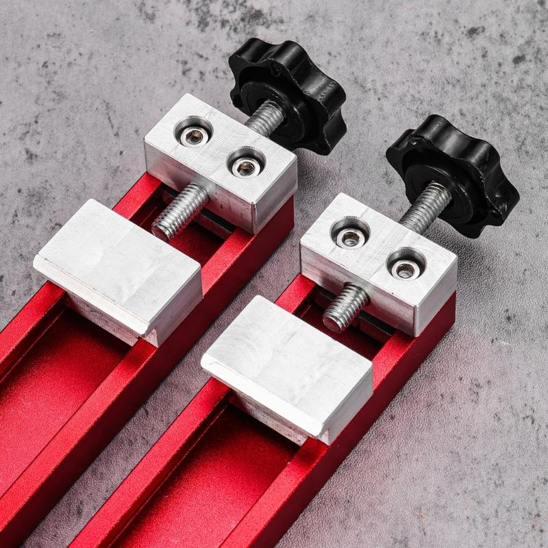 Professional Aluminum Miter Gauges For Power Chainsaws With Reverse Locking Mechanism And Two Size Available