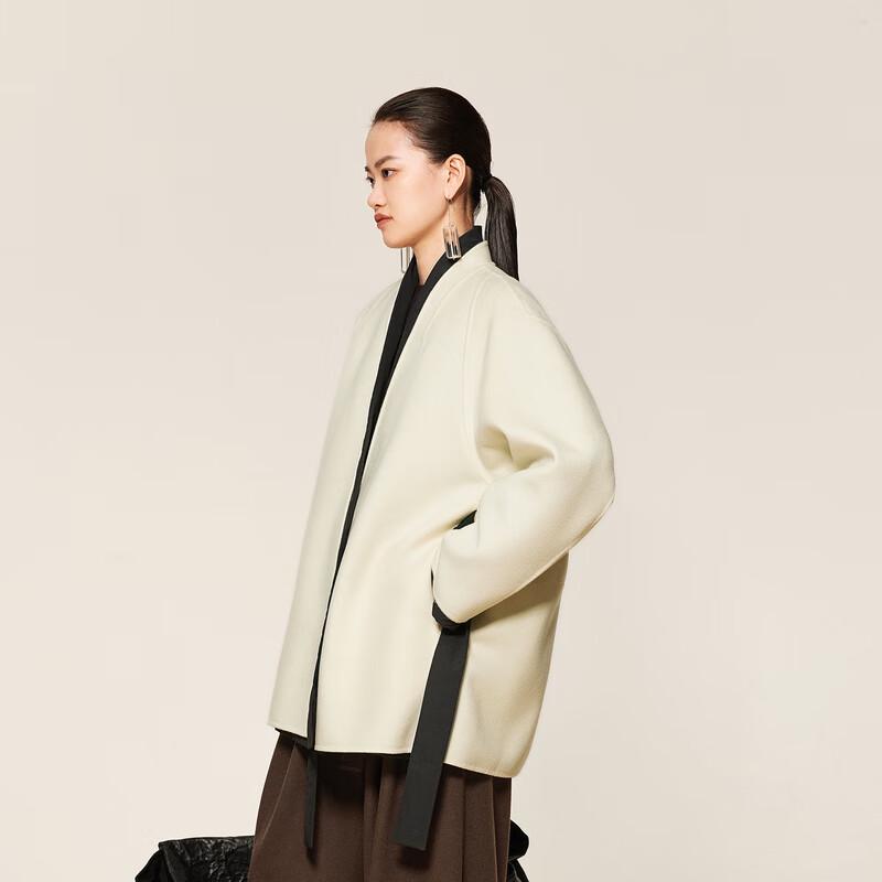 LESS 2024 Winter Loose Cashmere Blend Two-Piece Set