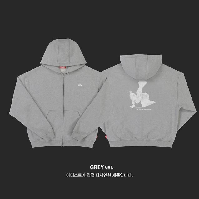 

Предзаказ U-KNOW I KNOW Официальный MD Худи на молнии Комплект Grey ver.