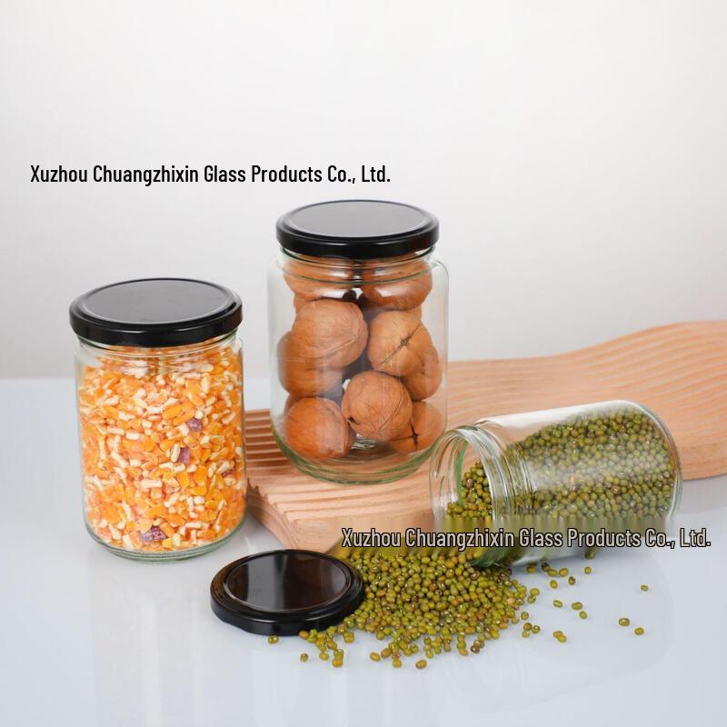ZISIZ Glass Food Storage Jars with Sealed Lids