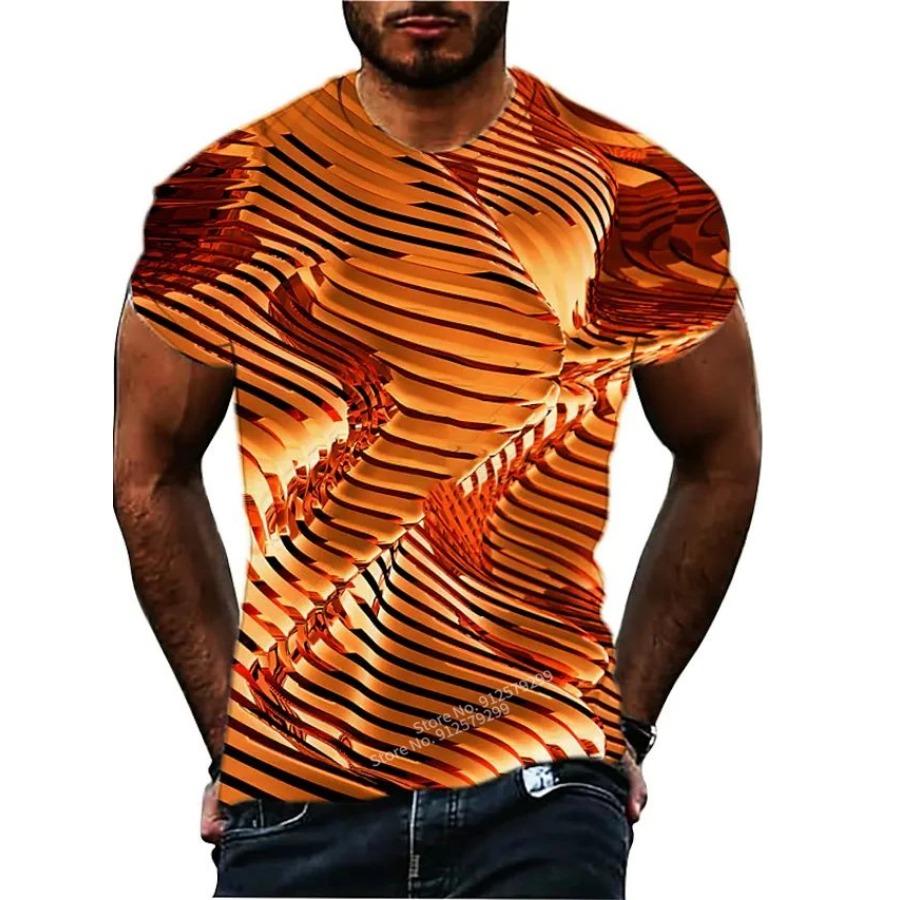 

Уличная футболка Harajuku с 3D принтом, забавные повседневные топы в стиле хип-хоп с короткими рукавами для мужчин и женщин 6XL золотой