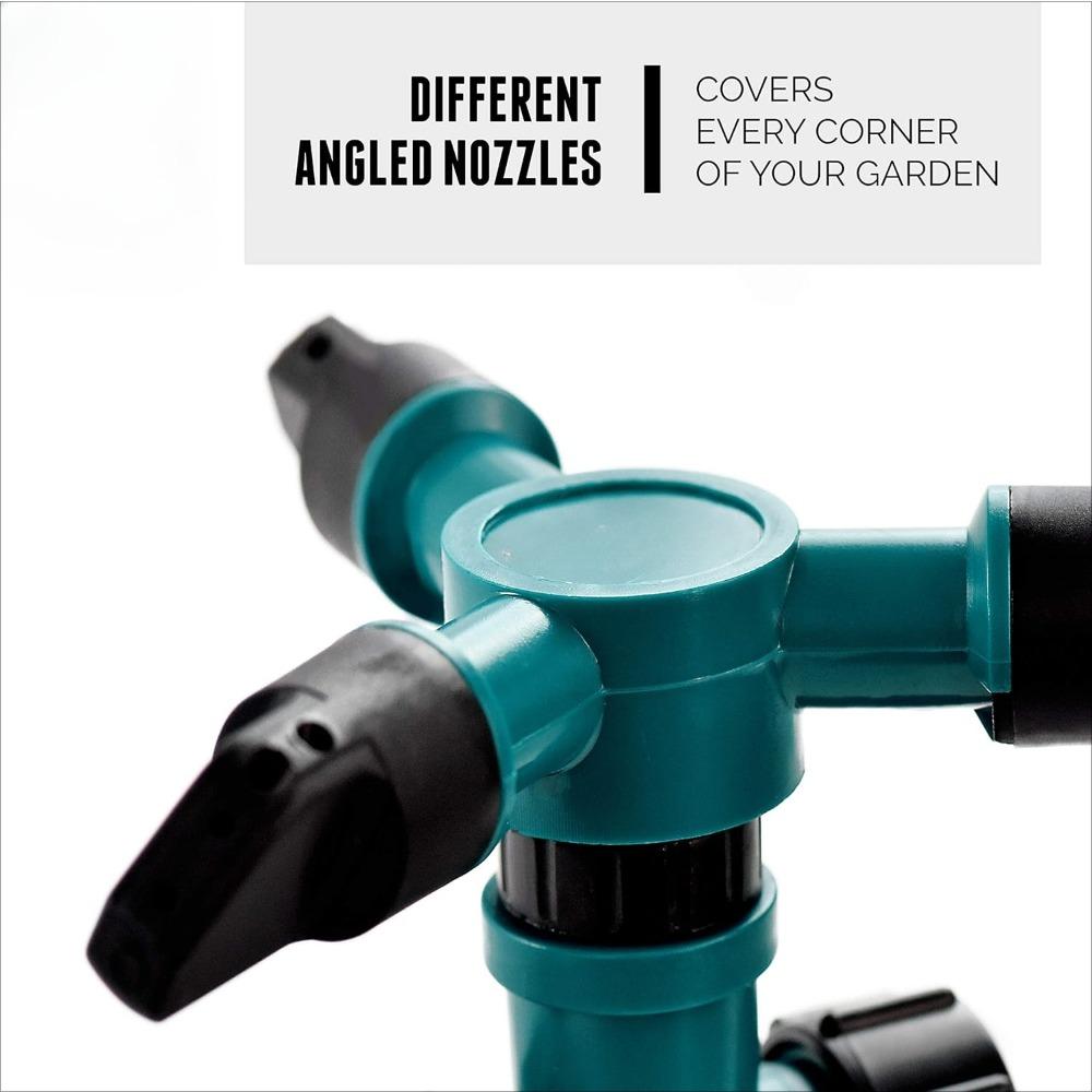 1pc Degree Raised Rotating Garden Lawn Water Sprinkler Irrigation System,Automatic 360 ° Rotating Garden Lawn Sprinkler