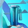 Pure Titanium Dual-Drink Insulated Coffee Mug with Tea Compartment, 500ml