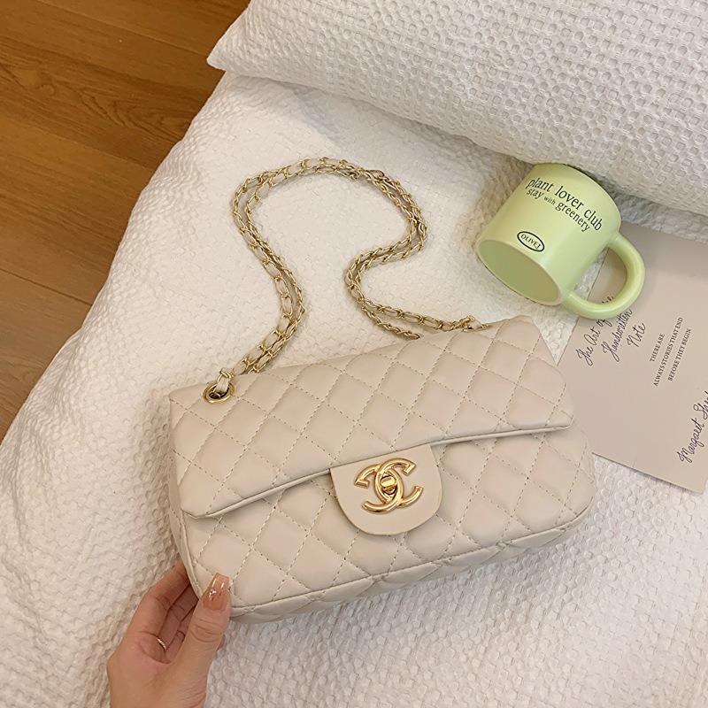 Framont Fashion House Nieuwe damestas Nieuwe eenvoudige en modieuze ruitvormige schoudertas messengerbag Kleine vierkante tas