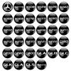 4Pcs Metal Car Wheel Tire Air Valve Caps Accessories For Mercedes Benz AMG W210 W108 W204 W205 W203 W211 W124 W126 CLA CLK CLS