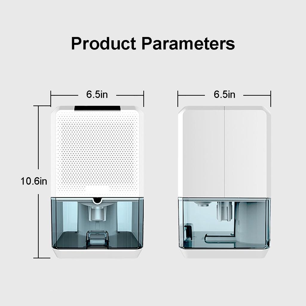 1500ML Air Dehumidifier Ultra Quiet Moisture Absorbing Air Dryer for Wardrobe Home Use Electric Mini Semiconductor Dehumidifier