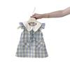 Girls Blue Plaid Dress Princess Style Cotton Toddler Girl Party Dresses