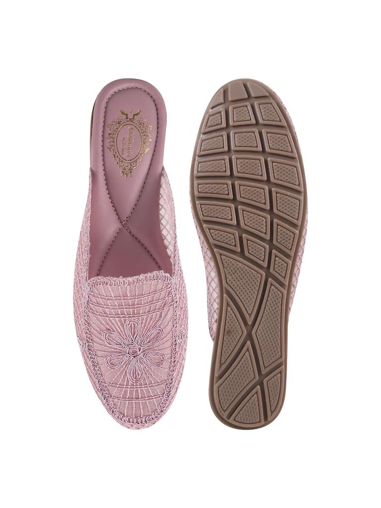 Sheotopia Women Stylish Belly Mules | Slip-On Closed Toe Casual Flats for Office & Daily Wear Loafers