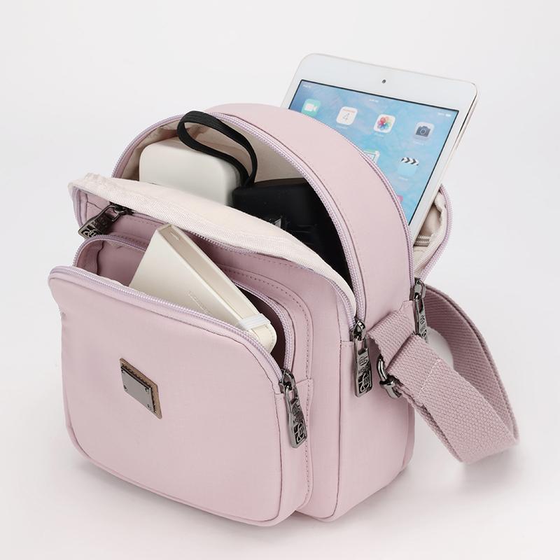 Multi-Layer Water-Repellent Crossbody Bag Women's Mini Shoulder Bag Mother Bag