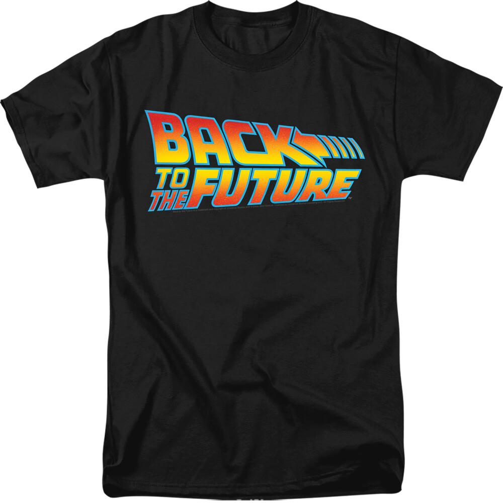 Back to the Future Logo Men’s T-Shirt S-5XL Officially Licensed Movie Tee S