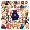 35-150pcs Different Bear Cartoon Stickers Waterproof Graffiti Diy Decorated Laptop Suitcase Guitar Classic Pvc Decals Reward