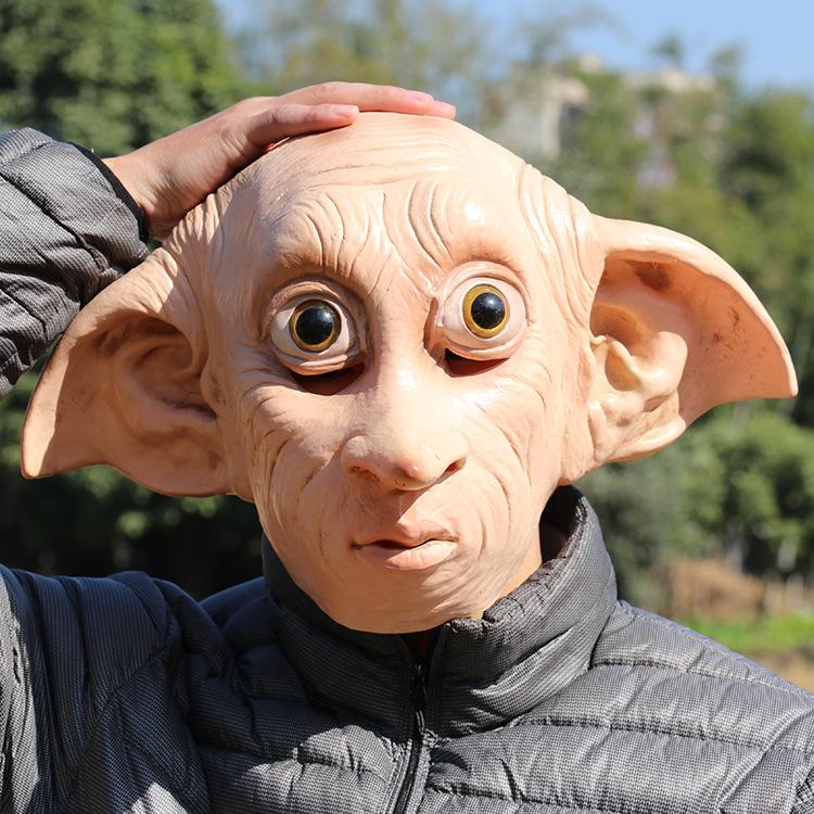Halloween Elf Mask Elf latex mask Harry·Harry Potter s Magical World12Dobby s House Average Size
