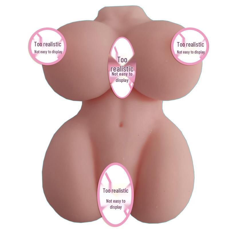 Pfirsich-Hintern Halbkörper Männlicher Masturbator