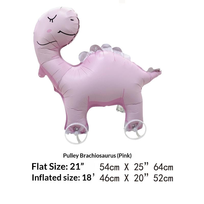 Baloane Folie Desene Animate 4D Elefant Balon Stativ Mers cu Roată Pentru Decor Petrecere Aniversare Copii Baby Shower