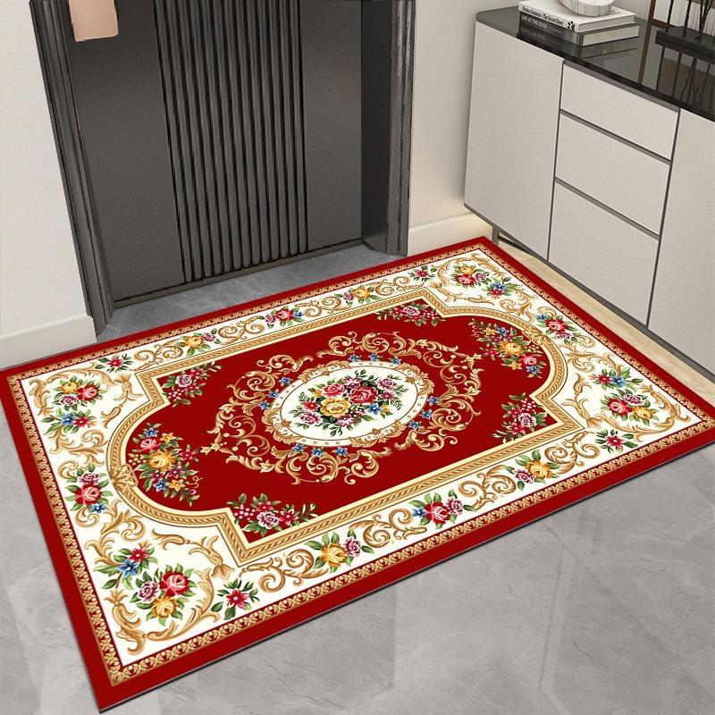 

European Style Modern Entrance Carpet Non-Slip Door Mat For Home Decoration Durable Easy Clean Indoor Outdoor Festive Decoration 40X60CM