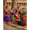 South Indian Style Ethnic Lehenga Choli Set Bollywood Women Lehenga Dupatta Set