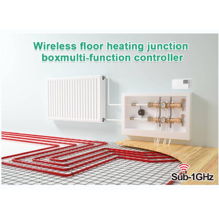 Tuya WiFi Wireless Thermostat 8 Sub-Chamber RF Central Hub Controller Box with LCD Indicates Gas Boiler Floor Heating Actuator7
